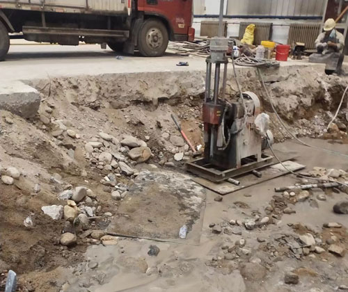 永平公路下沉压浆